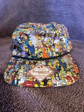 Original Snapback The Simpsons Patterned Multicolor Hat